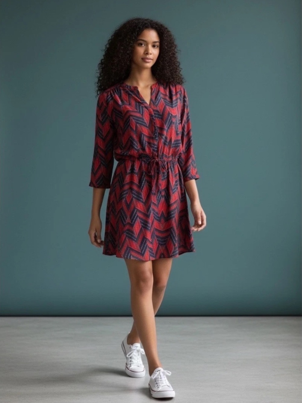 Maeve Women’s Knee Length Shirt Dresses Small